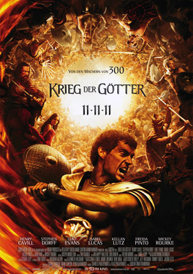 KRIEG DER GÖTTER Filmplakat