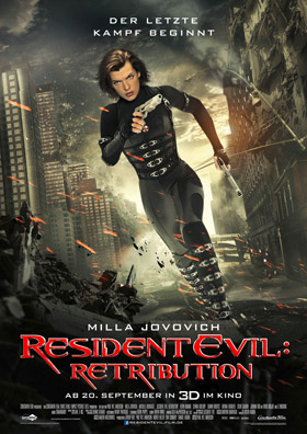 RESIDENT EVIL: RETRIBUTION Filmplakat